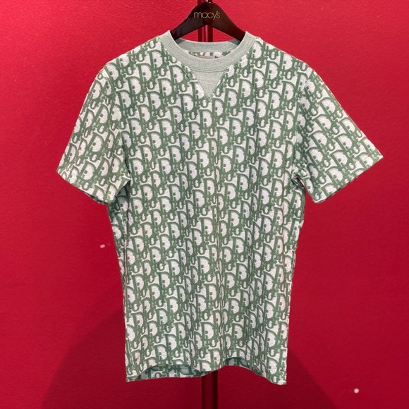 Dior Oblique Mint Green Size Large - Picture 1 of 5